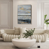 Abstract 2053 Canvas Art 60 x 40 cm / Black