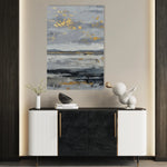 Abstract 2053 Canvas Art 60 x 40 cm / Black