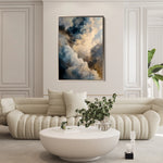 Abstract 2056 Canvas Art 60 x 40 cm / Black