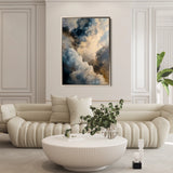 Abstract 2056 Canvas Art 60 x 40 cm / Black