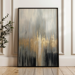 Abstract 2058 Canvas Art 60 x 40 cm / Black