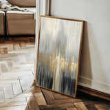 Abstract 2058 Canvas Art 60 x 40 cm / Black