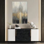 Abstract 2058 Canvas Art 60 x 40 cm / Black