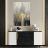 Abstract 2058 Canvas Art 60 x 40 cm / Black