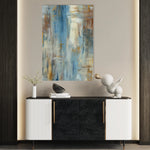 Abstract 2059 Canvas Art 60 x 40 cm / Black