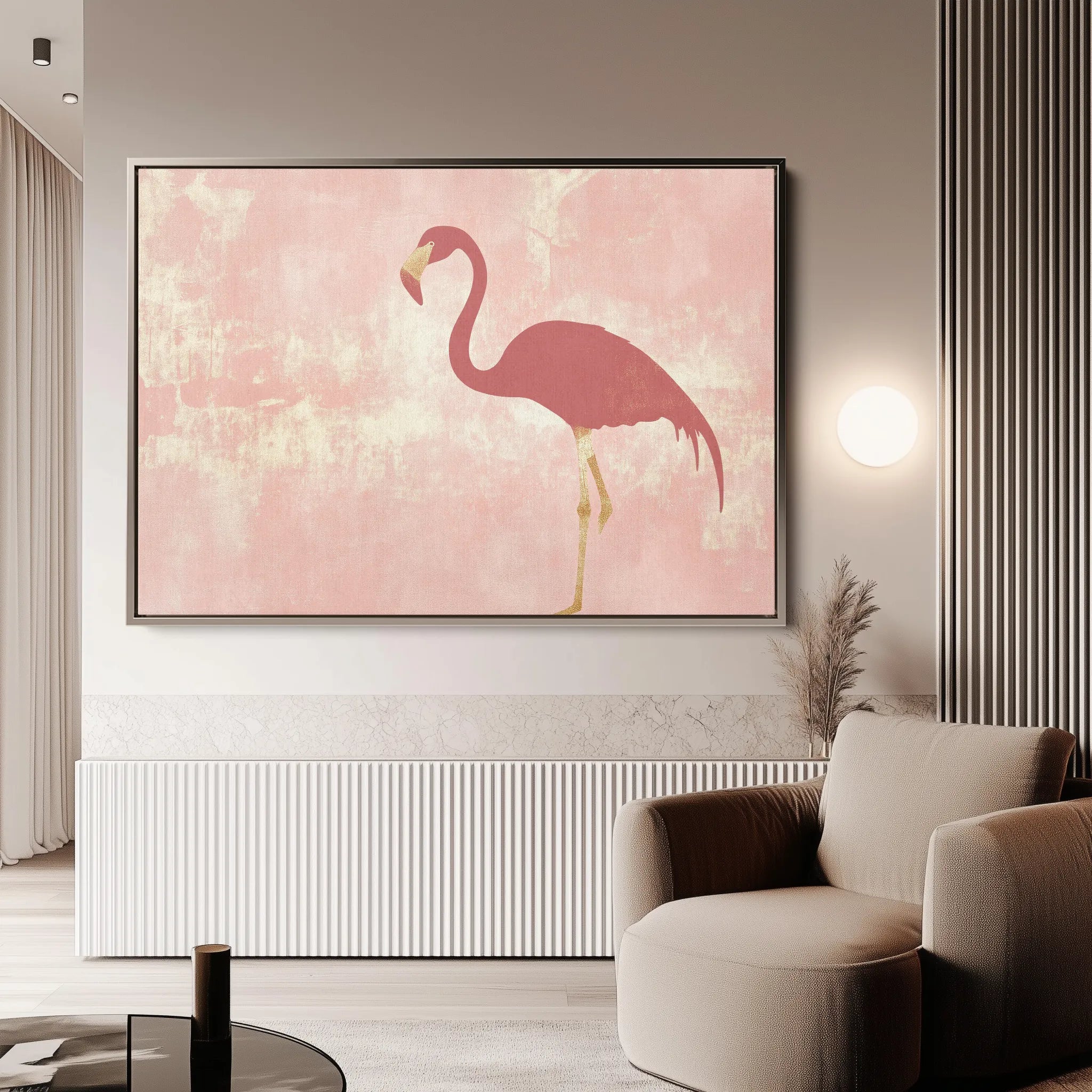 Animals 206 Canvas Art 60 x 40 cm / Black