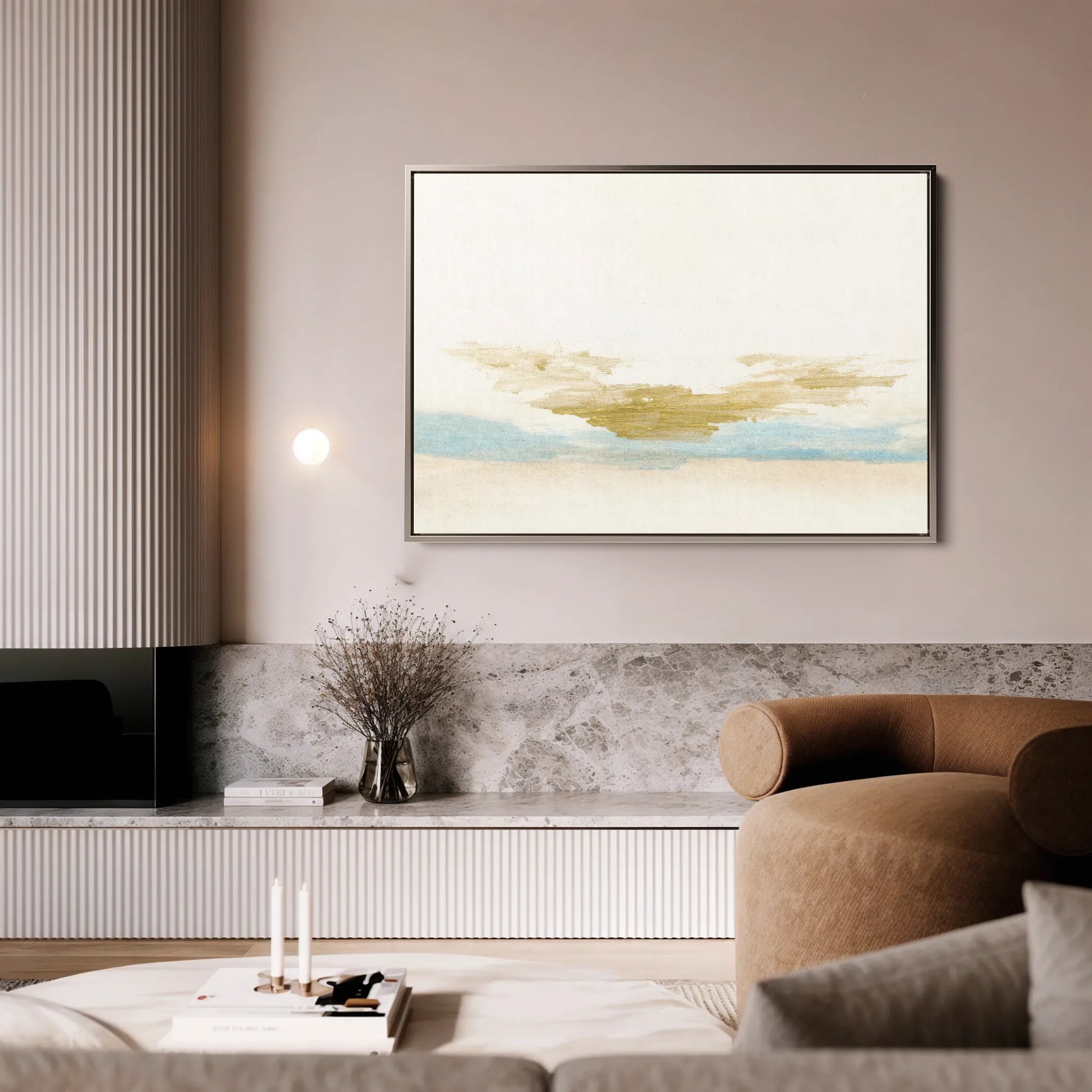 Abstract 206 Canvas Art 60 x 40 cm / Black