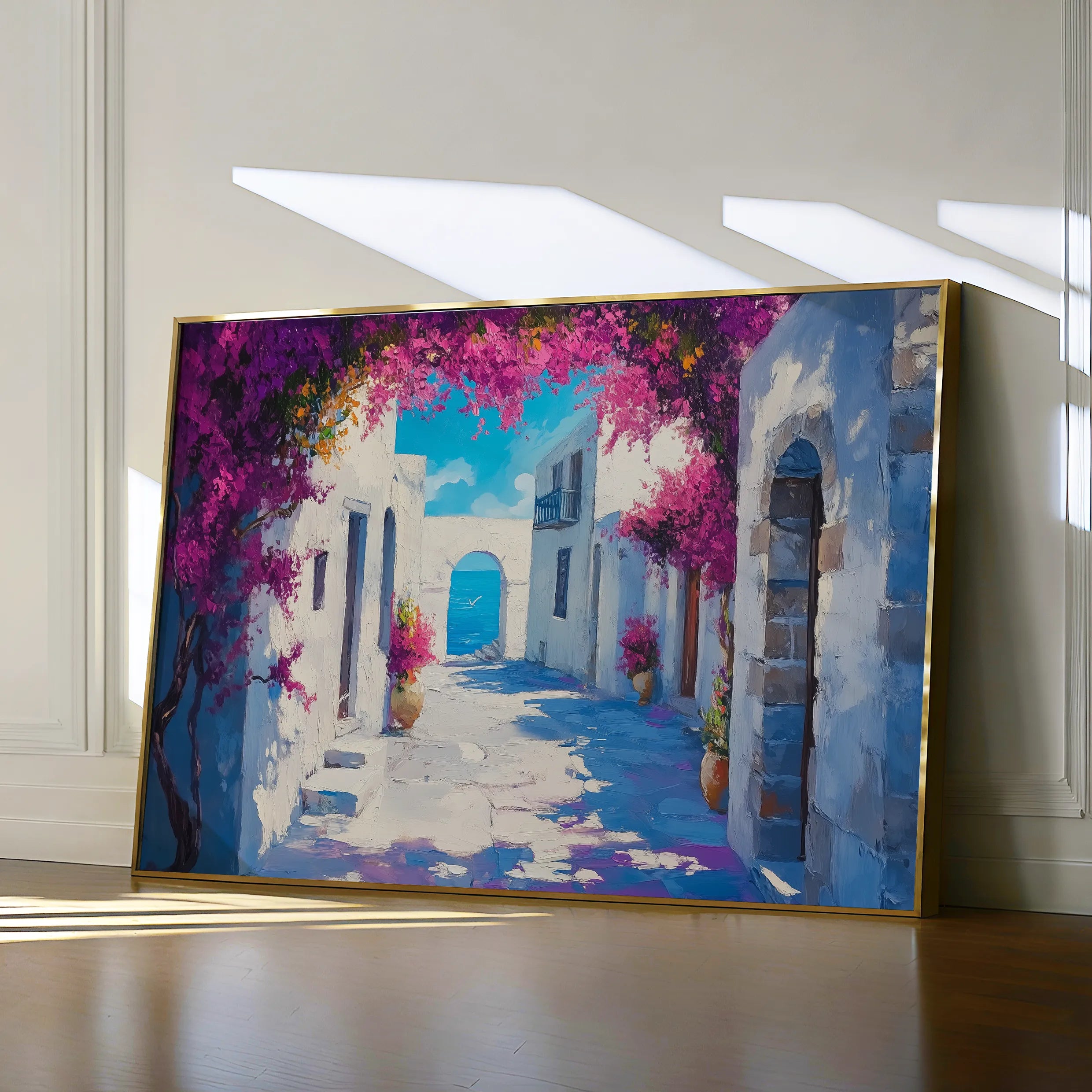 Landscape 206 Canvas Art 60 x 40 cm / Black