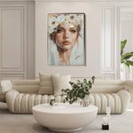 Portrait 206 Canvas Art 60 x 40 cm / Black