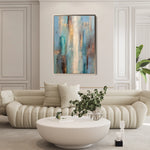 Abstract 2060 Canvas Art 60 x 40 cm / Black