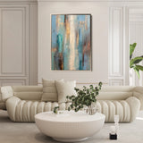 Abstract 2060 Canvas Art 60 x 40 cm / Black