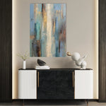 Abstract 2060 Canvas Art 60 x 40 cm / Black