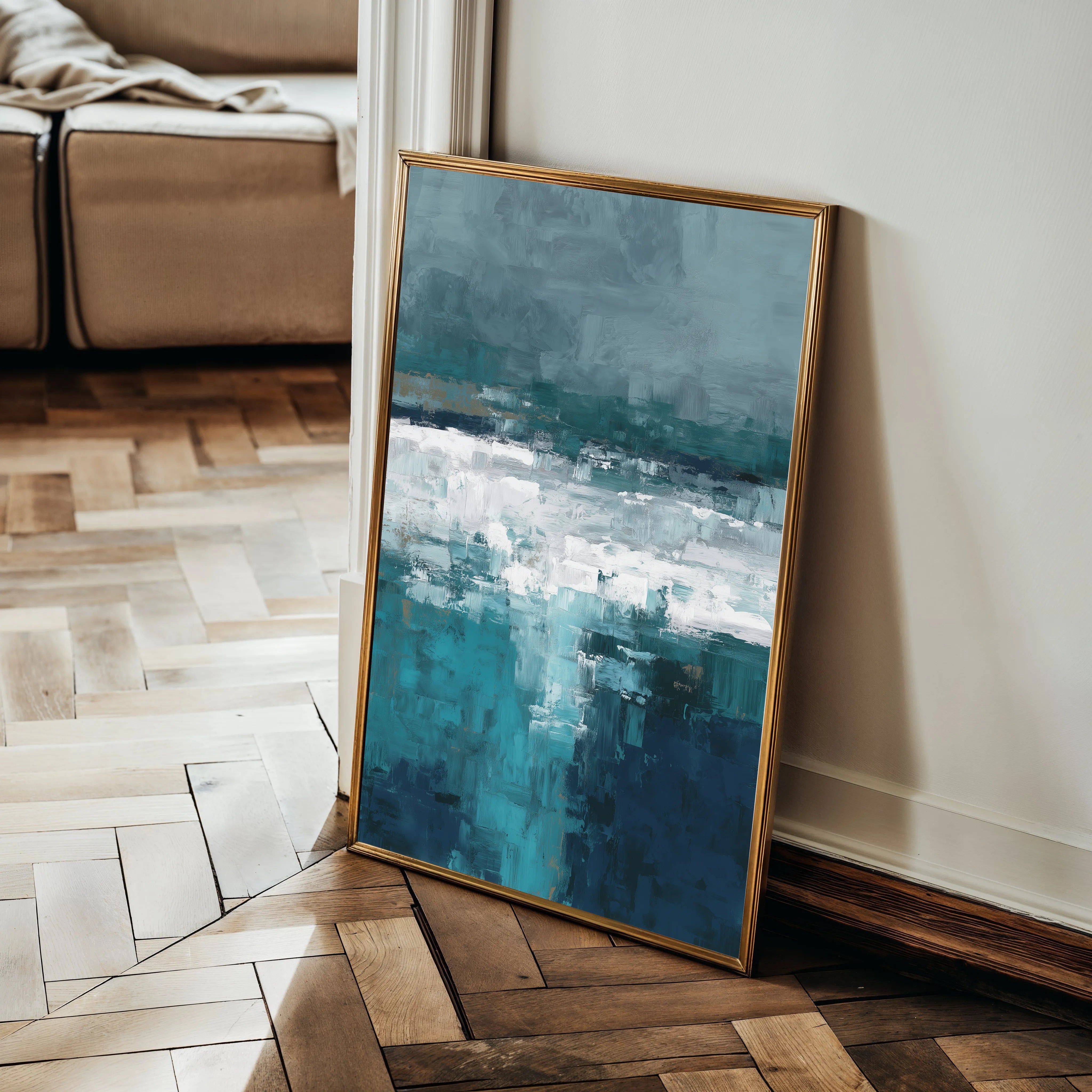 Abstract 2062 Canvas Art 60 x 40 cm / Black