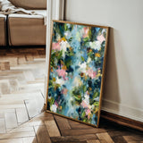 Abstract 2063 Canvas Art 60 x 40 cm / Black