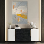 Abstract 2066 Canvas Art 60 x 40 cm / Black