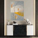 Abstract 2066 Canvas Art 60 x 40 cm / Black