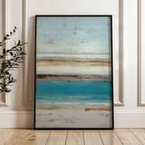 Abstract 2067 Canvas Art 60 x 40 cm / Black