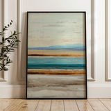 Abstract 2068 Canvas Art 60 x 40 cm / Black