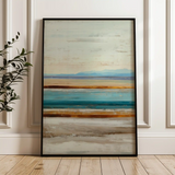 Abstract 2068 Canvas Art 60 x 40 cm / Black