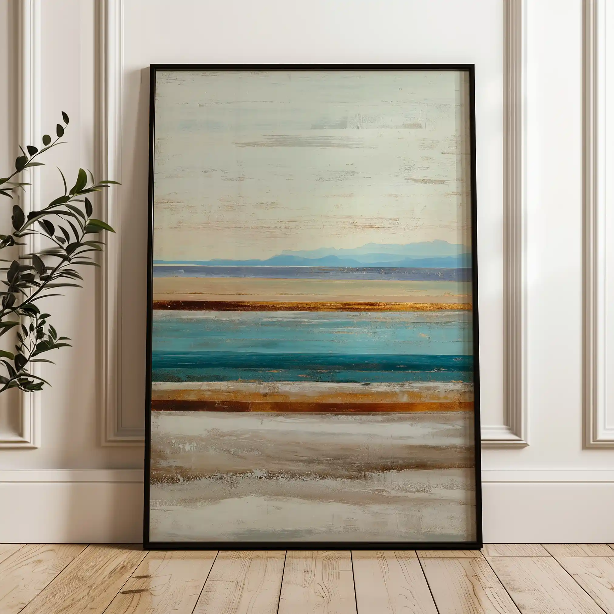 Abstract 2068 Canvas Art 60 x 40 cm / Black