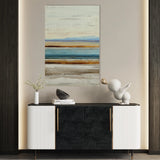 Abstract 2068 Canvas Art 60 x 40 cm / Black