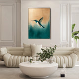 Animals 207 Canvas Art 60 x 40 cm / Black