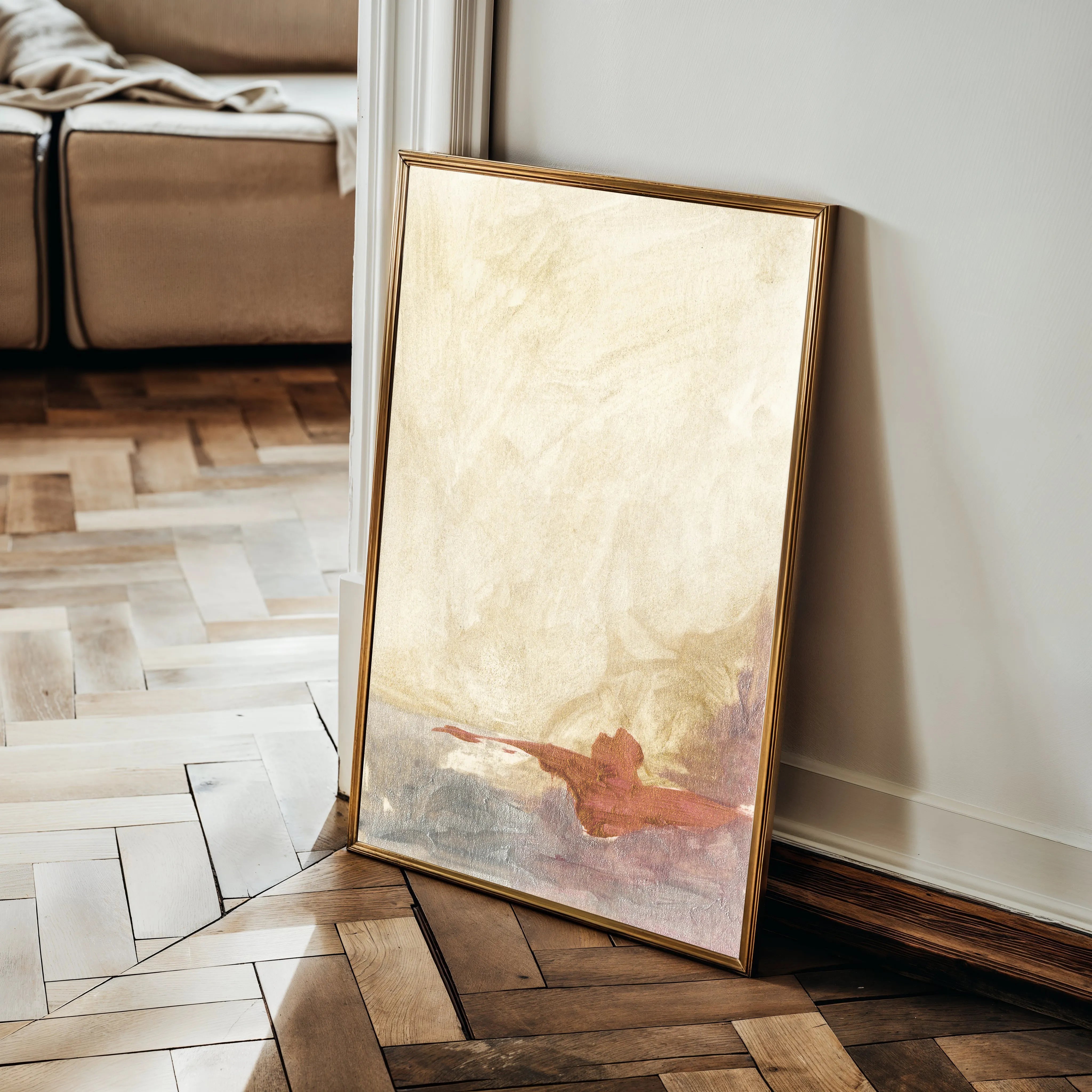 Abstract 207 Canvas Art 60 x 40 cm / Black