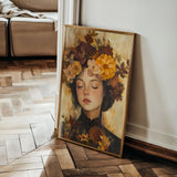 Portrait 207 Canvas Art 60 x 40 cm / Black