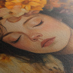 Portrait 207 Canvas Art 60 x 40 cm / Black