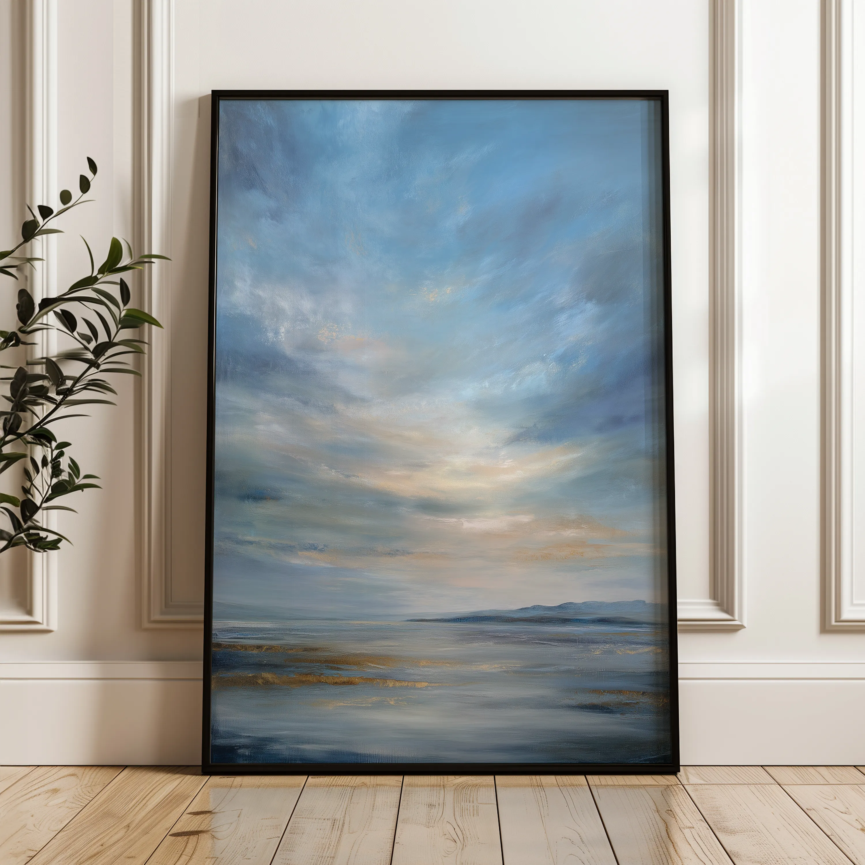 Abstract 2070 Canvas Art 60 x 40 cm / Black