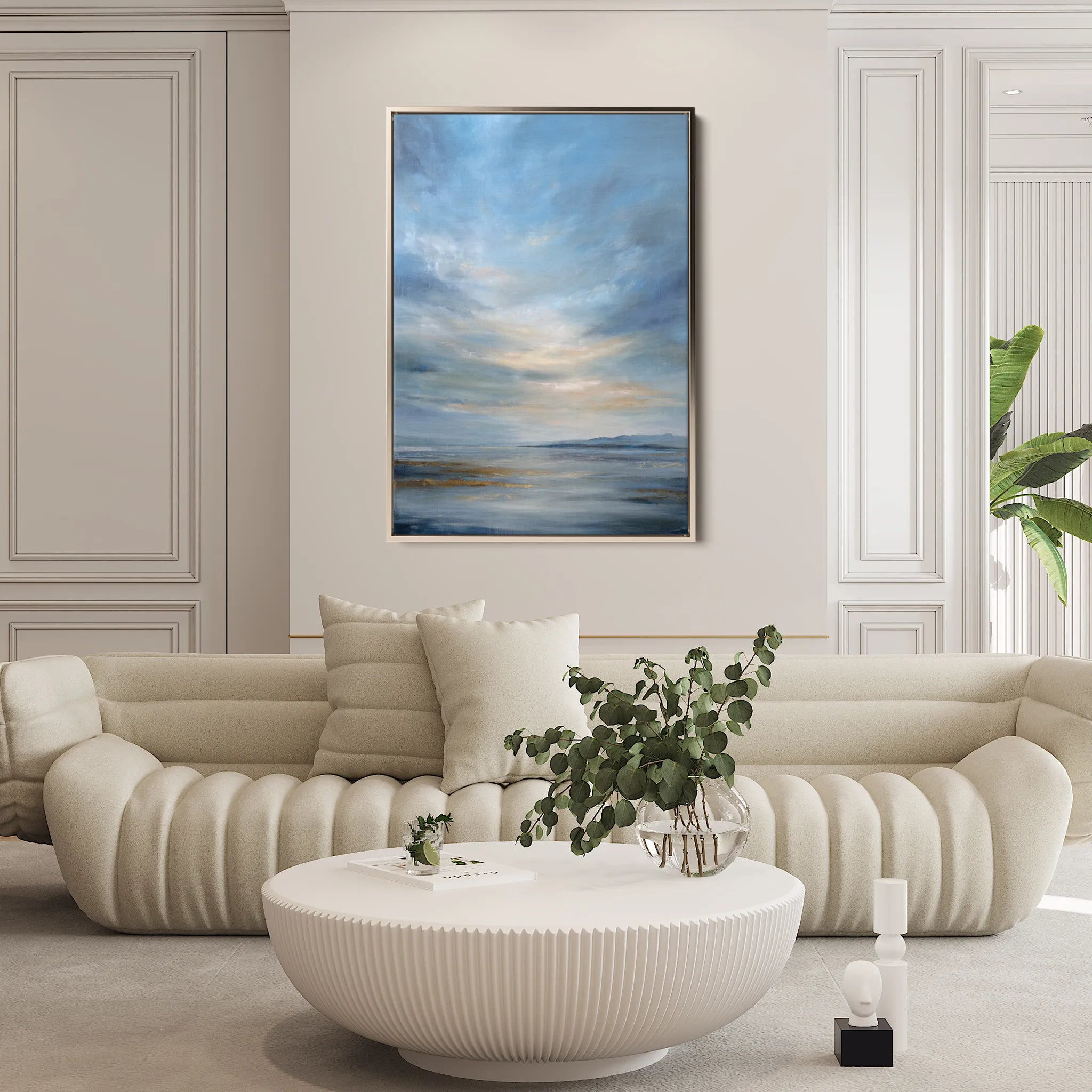 Abstract 2070 Canvas Art 60 x 40 cm / Black