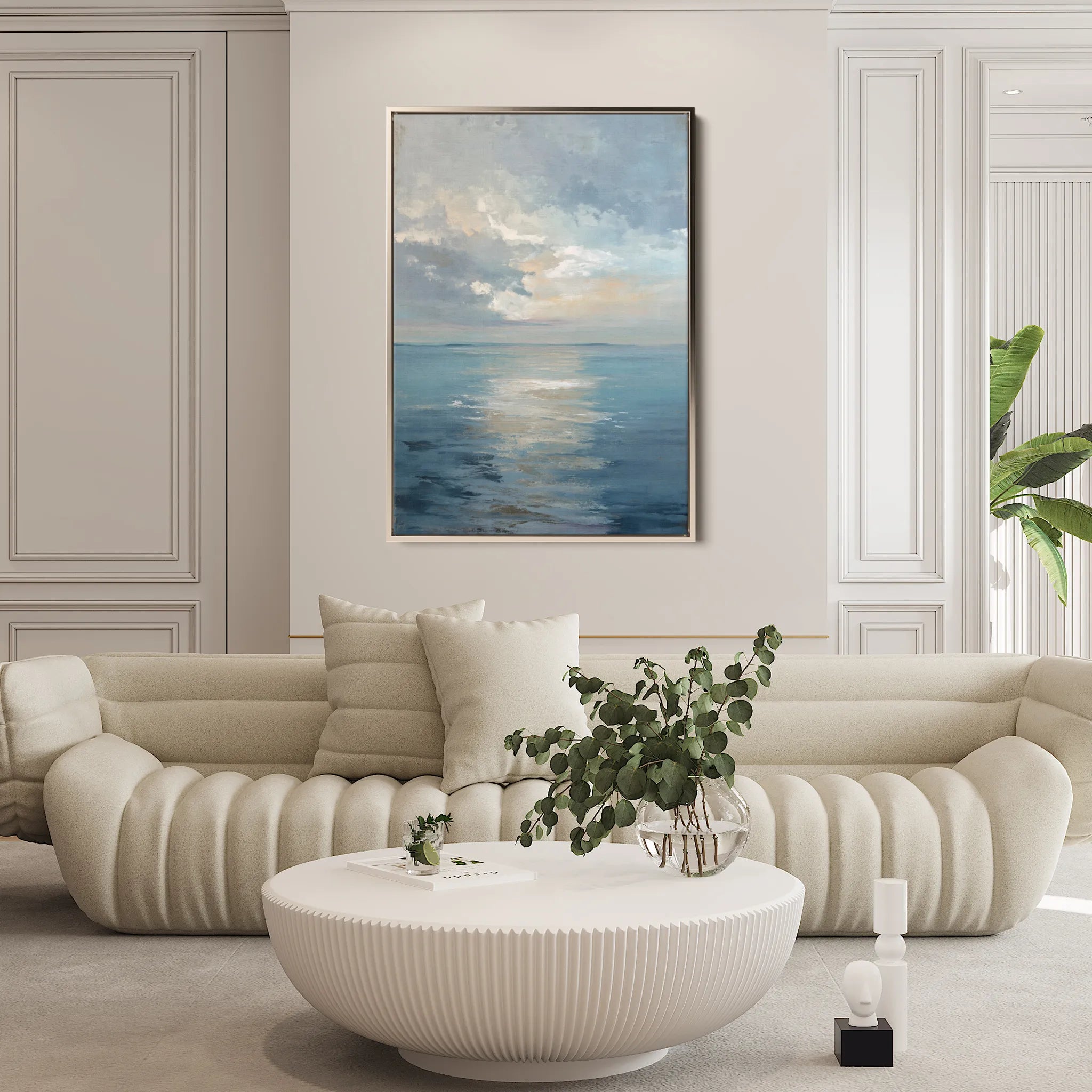 Abstract 2071 Canvas Art 60 x 40 cm / Black