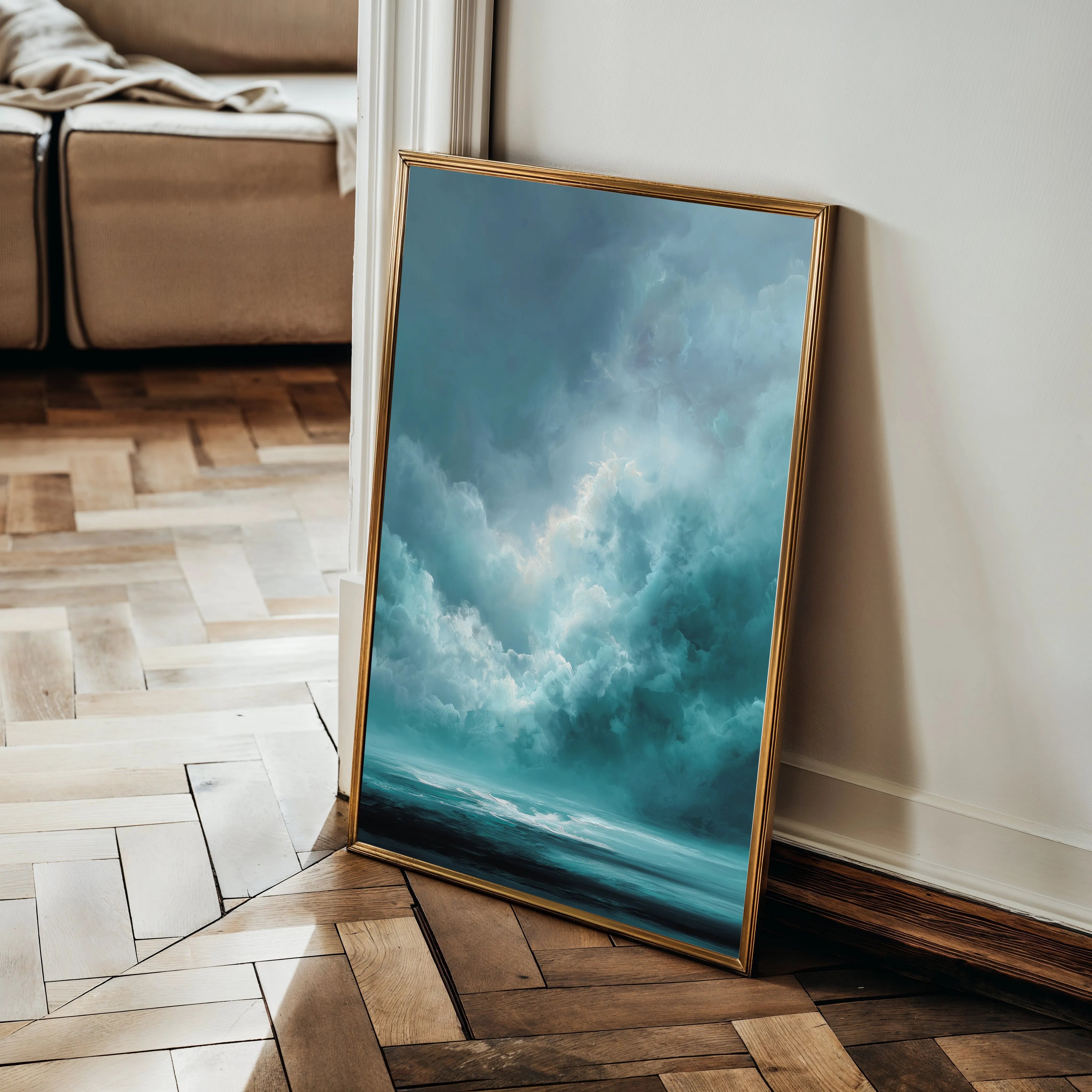 Abstract 2073 Canvas Art 60 x 40 cm / Black