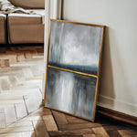 Abstract 2074 Canvas Art 60 x 40 cm / Black