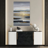 Abstract 2075 Canvas Art 60 x 40 cm / Black