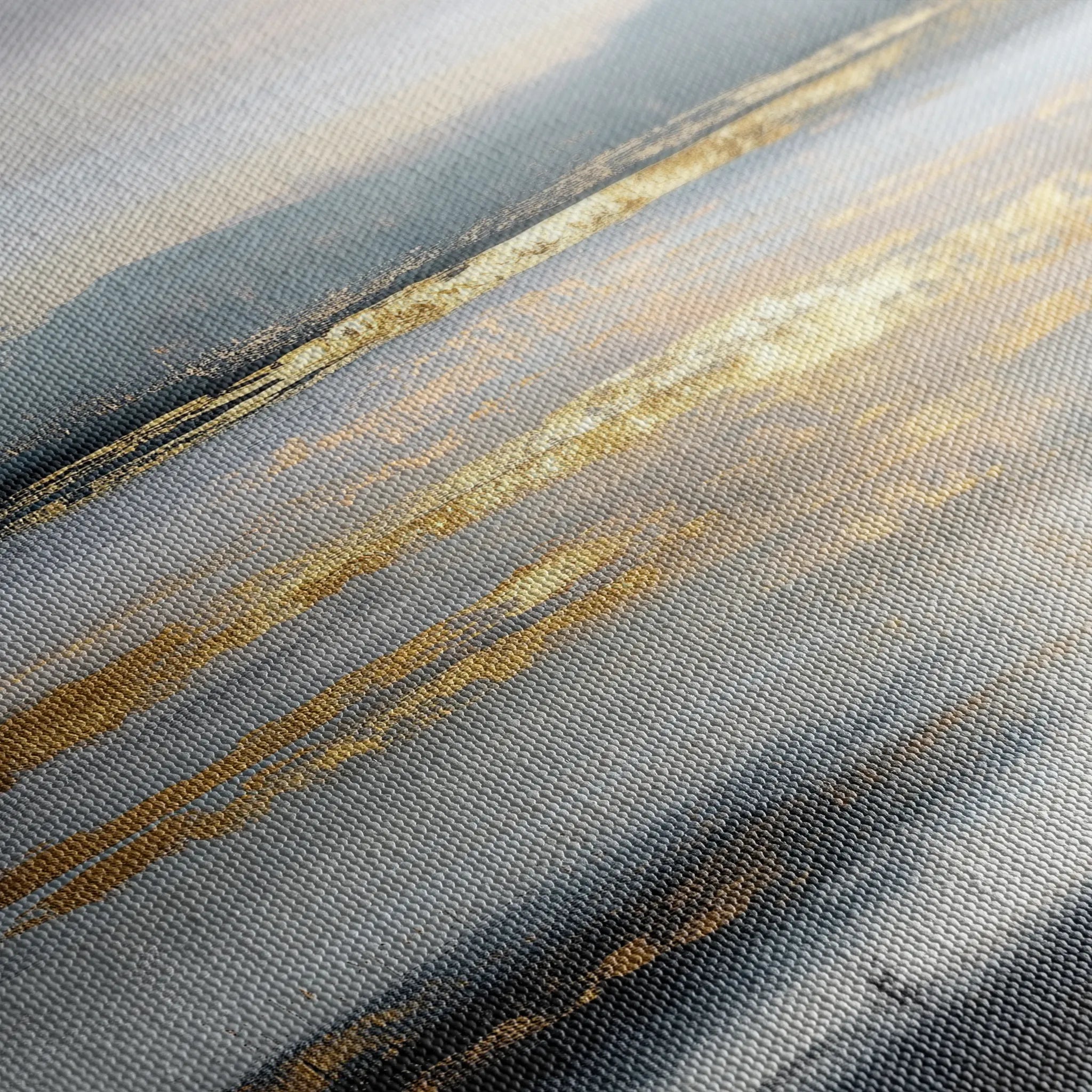 Abstract 2075 Canvas Art 60 x 40 cm / Black