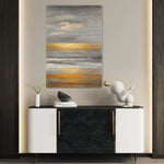 Abstract 2076 Canvas Art 60 x 40 cm / Black