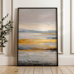 Abstract 2077 Canvas Art 60 x 40 cm / Black