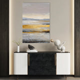 Abstract 2077 Canvas Art 60 x 40 cm / Black