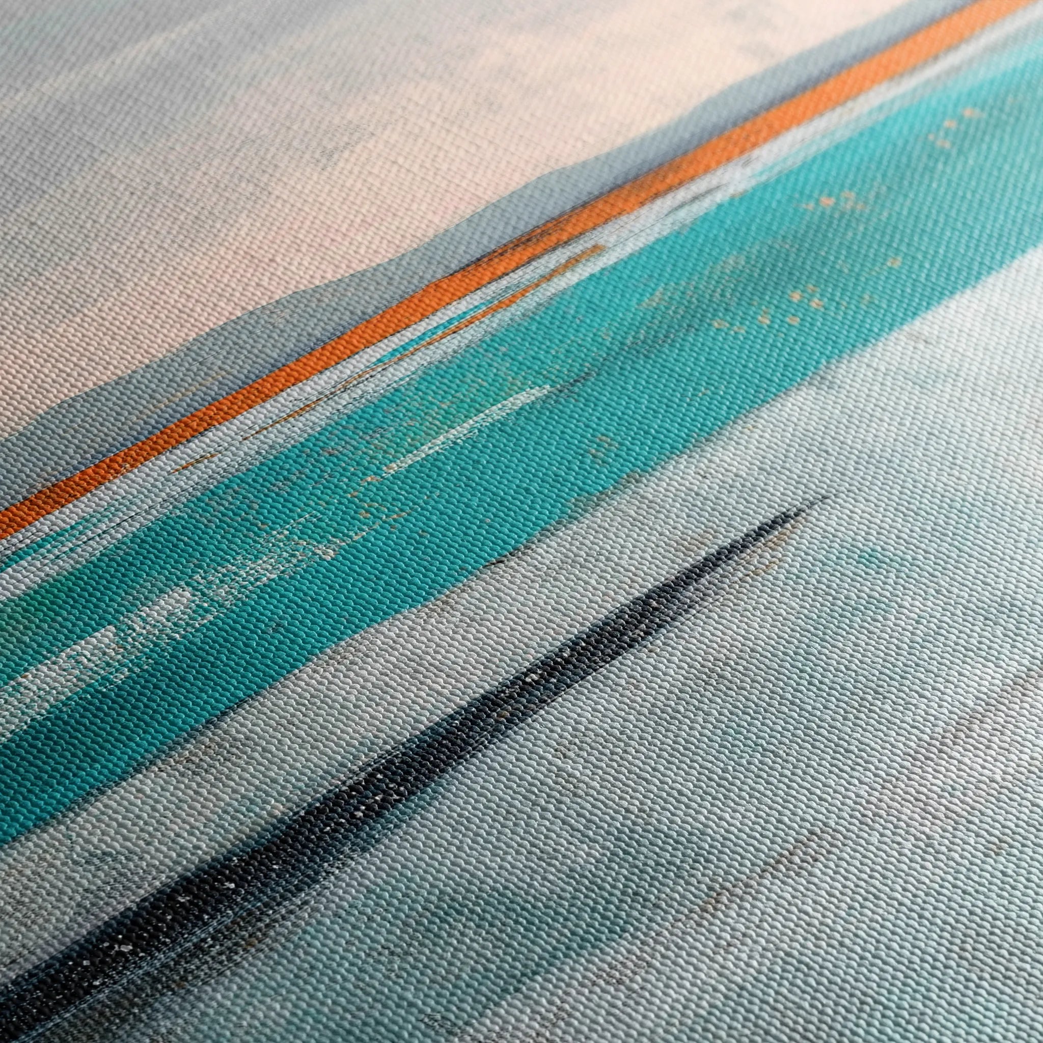 Abstract 2078 Canvas Art 60 x 40 cm / Black
