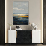 Abstract 2079 Canvas Art 60 x 40 cm / Black