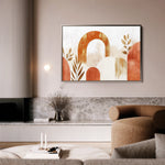 Boho 208 Canvas Art 60 x 40 cm / Black