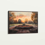 Landscape 208 Canvas Art 60 x 40 cm / Black