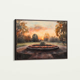 Landscape 208 Canvas Art 60 x 40 cm / Black