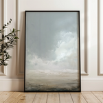 Abstract 2080 Canvas Art 60 x 40 cm / Black