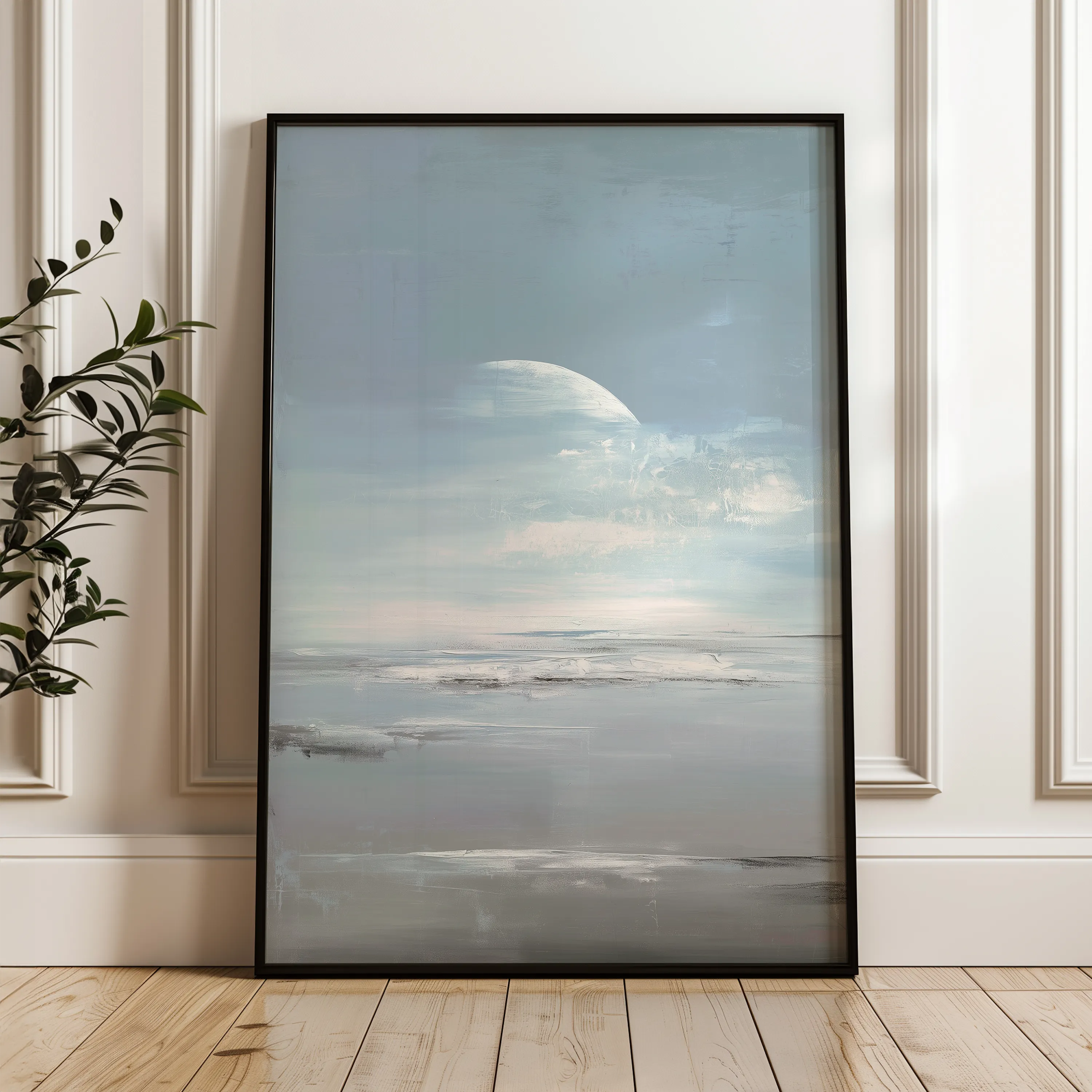 Abstract 2082 Canvas Art 60 x 40 cm / Black