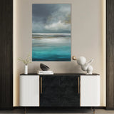 Abstract 2084 Canvas Art 60 x 40 cm / Black