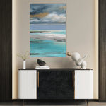 Abstract 2085 Canvas Art 60 x 40 cm / Black