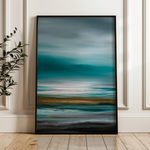 Abstract 2086 Canvas Art 60 x 40 cm / Black