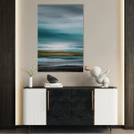 Abstract 2086 Canvas Art 60 x 40 cm / Black